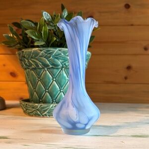 Blue Glass Vase